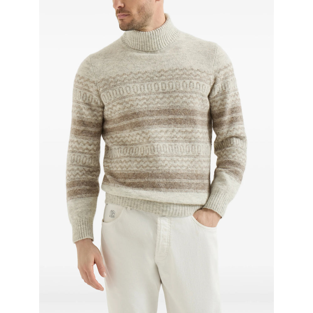 Brunello Cucinelli Neutrals Sweaters & Knitwear - Jumpers Men