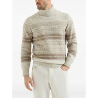 Brunello Cucinelli Neutrals Sweaters & Knitwear - Jumpers Men