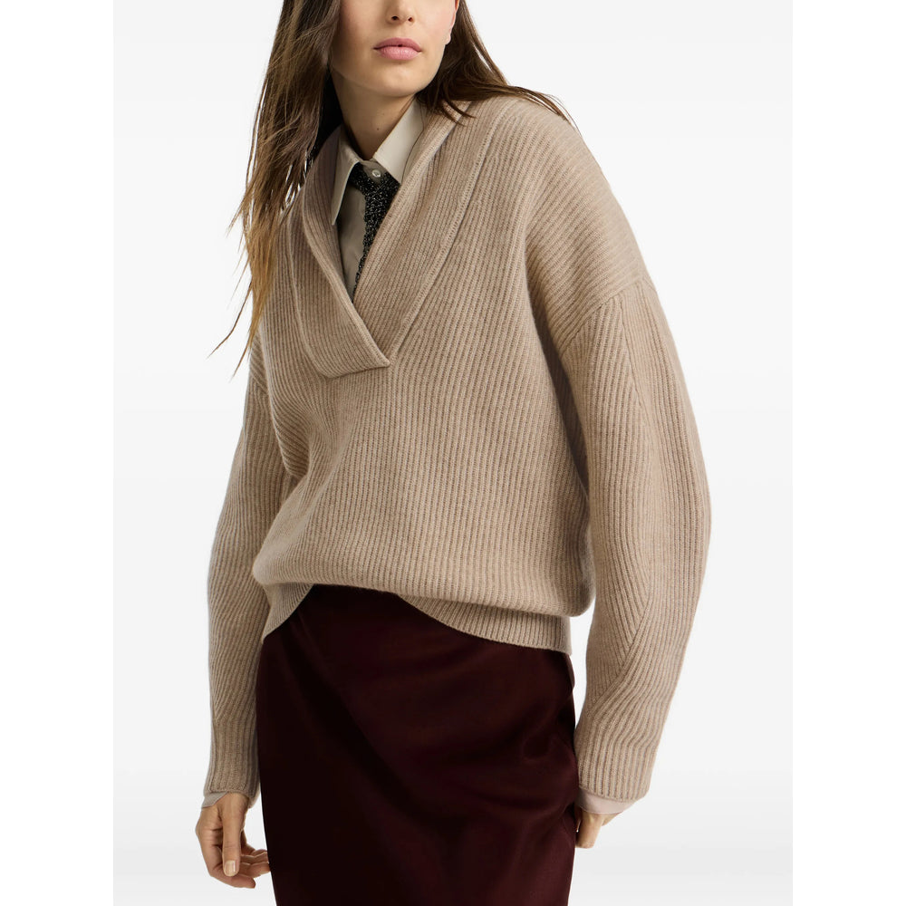 Brunello Cucinelli Brunello Cucinelli Neutrals Knitwear - Jumpers Women