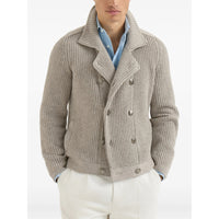 Brunello Cucinelli Neutrals Sweaters & Knitwear - Cardigans Men