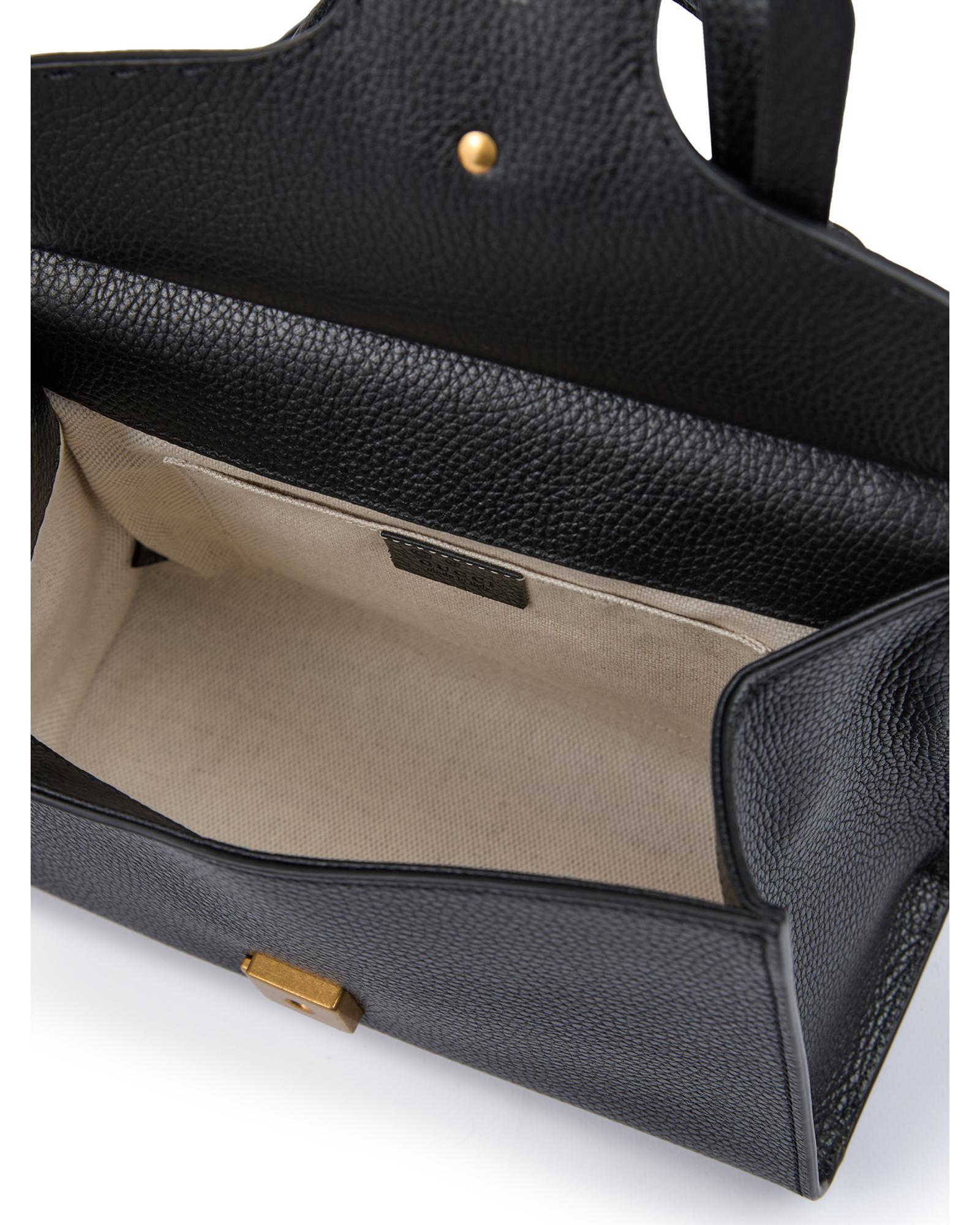 Gucci GG Marmont Mini Bag Top Handle Women Black Handbags