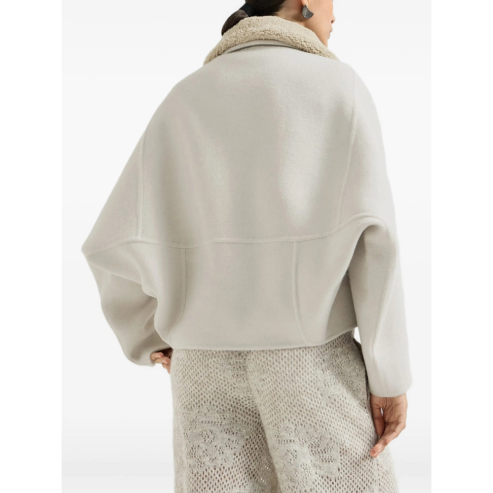 Brunello Cucinelli Brunello Cucinelli Neutrals Jackets - Faux Fur & Shearling Jackets Women