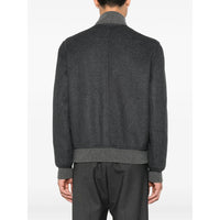 Brunello Cucinelli Grey Jackets - Bomber Jackets Men