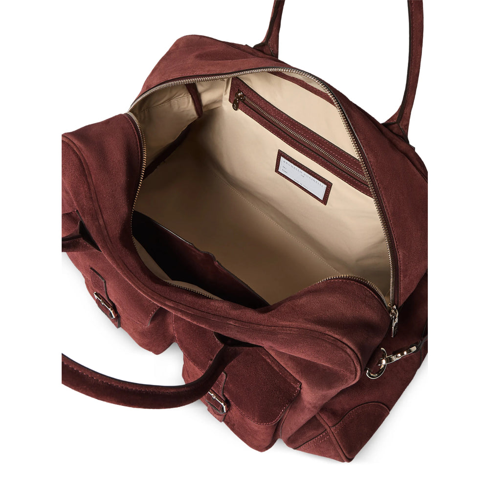 Brunello Cucinelli Brunello Cucinelli Brown Luggage & Holdalls Men