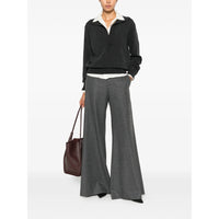 Brunello Cucinelli Grey Trousers - Palazzo Pants Women