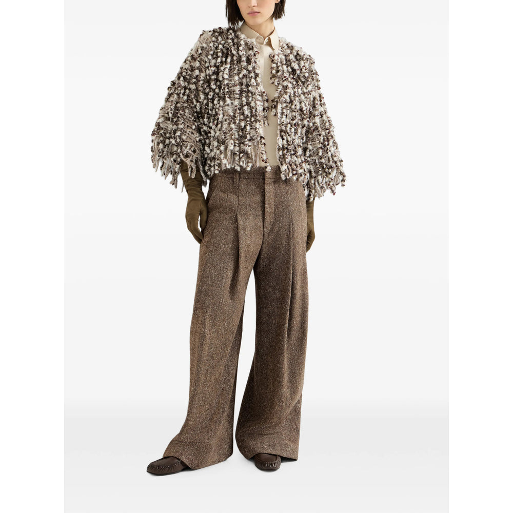 Brunello Cucinelli Brown Trousers - Palazzo Pants Women