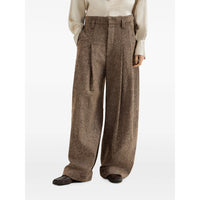Brunello Cucinelli Brown Trousers - Palazzo Pants Women
