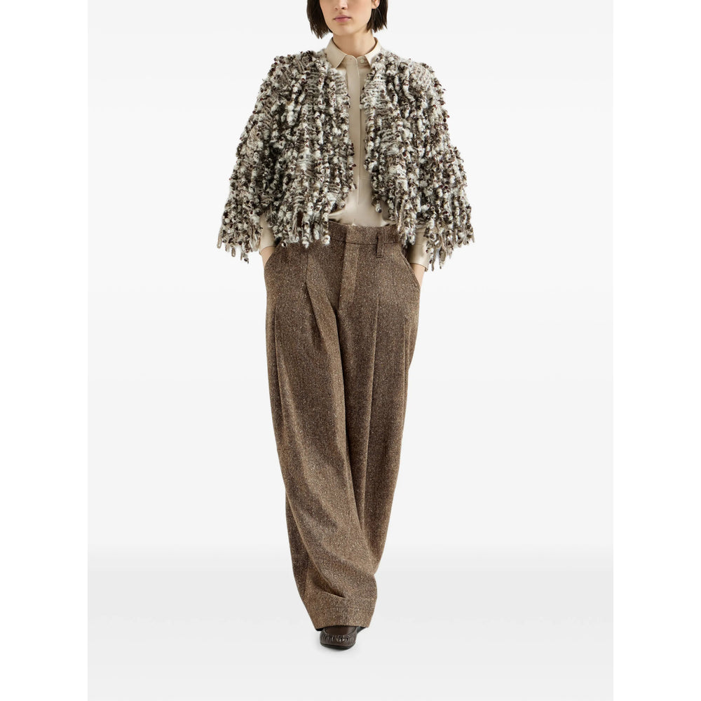Brunello Cucinelli Brown Trousers - Palazzo Pants Women