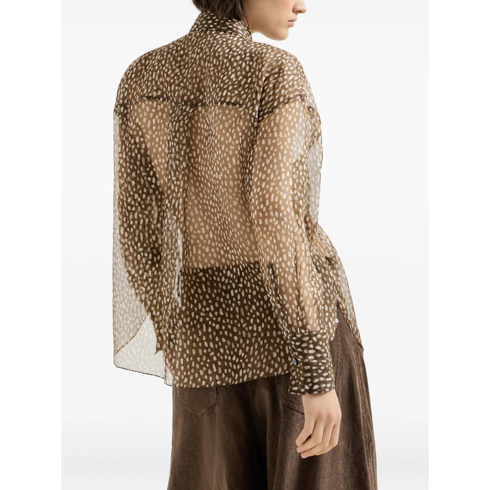 Brunello Cucinelli Brunello Cucinelli Brown Tops - Shirts Women