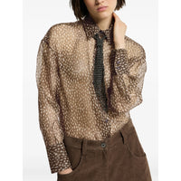 Brunello Cucinelli Brunello Cucinelli Brown Tops - Shirts Women
