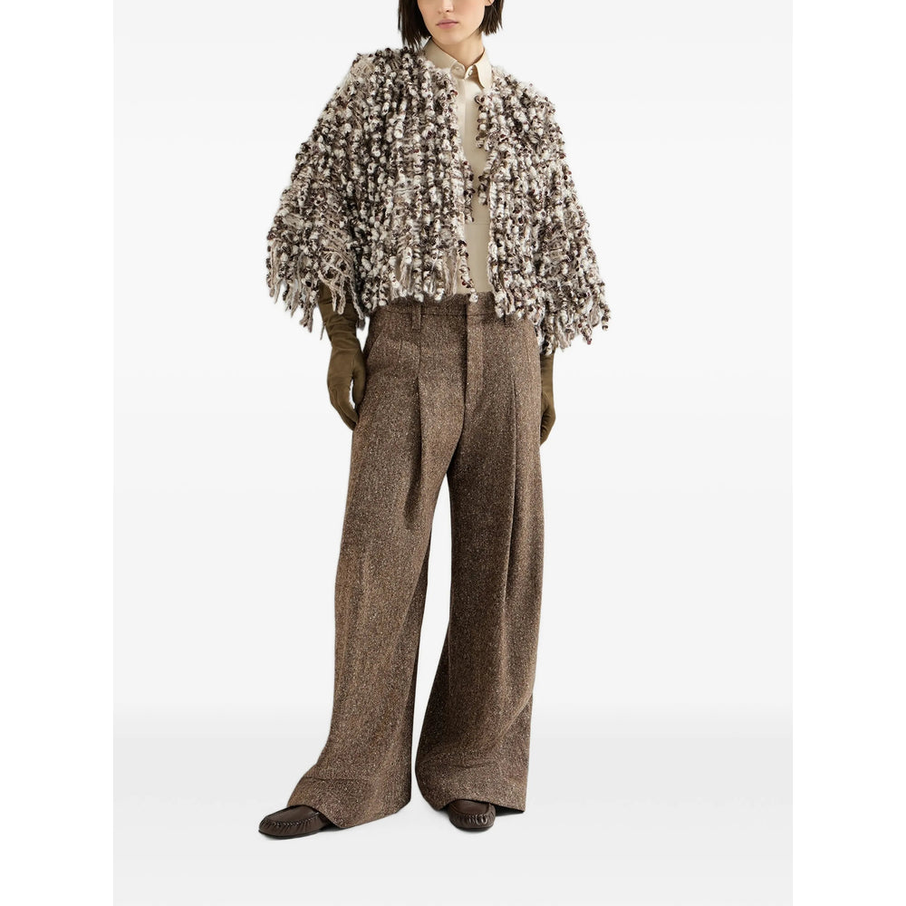 Brunello Cucinelli Brunello Cucinelli Neutrals Knitwear - Cardigans Women