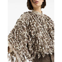 Brunello Cucinelli Brunello Cucinelli Neutrals Knitwear - Cardigans Women