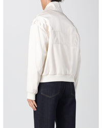 Saint Laurent ZipUp Cotton Jacket Men White