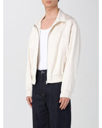 Saint Laurent ZipUp Cotton Jacket Men White