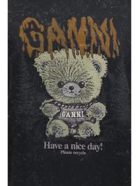 GANNI Ganni Women Isoli Forest Teddy Sweatshirt