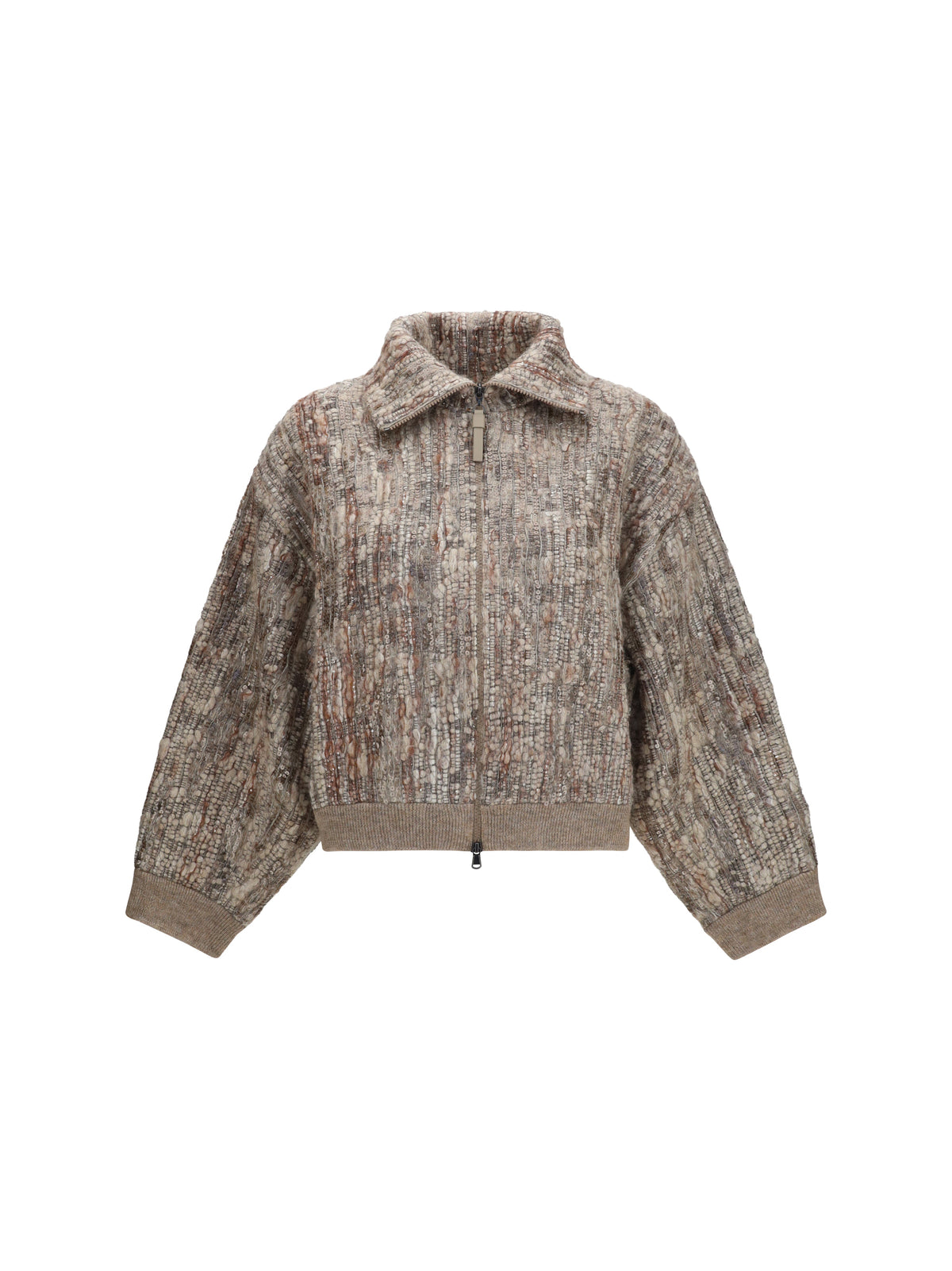 BRUNELLO CUCINELLI Brunello Cucinelli Women Perforated Zip Cardigan