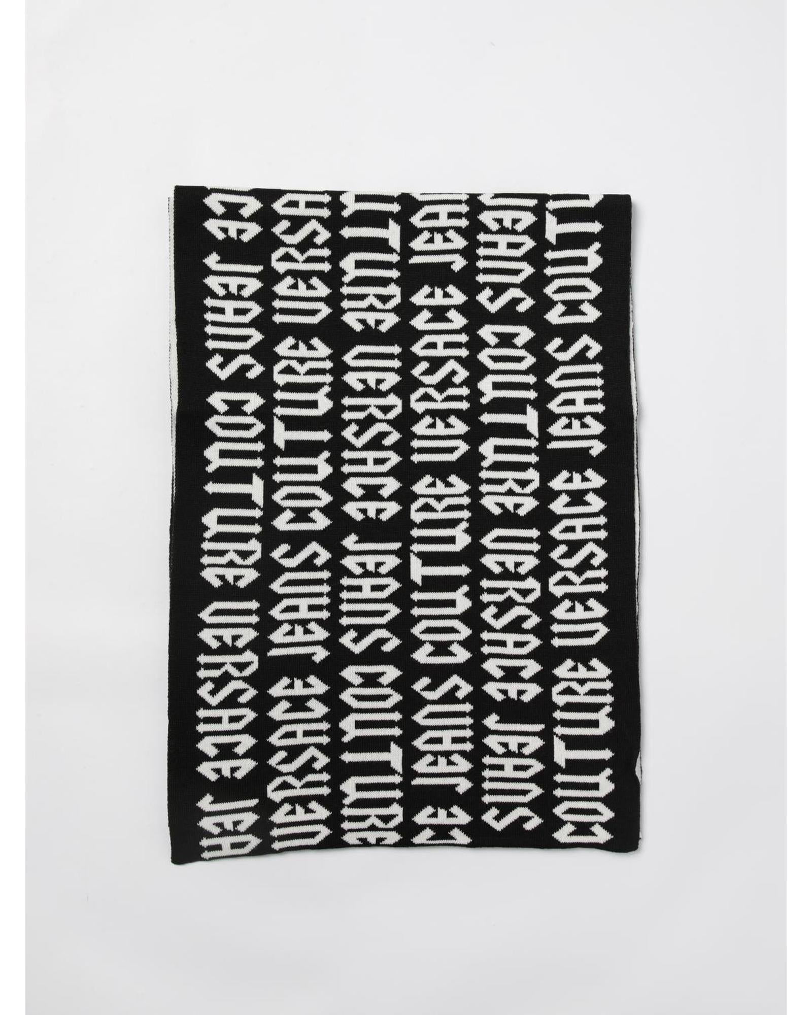 Versace Jeans Couture Versace Couture Scarf Men Black Scarves & Shawls One Size Black