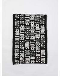 Versace Jeans Couture Versace Couture Scarf Men Black Scarves & Shawls One Size Black