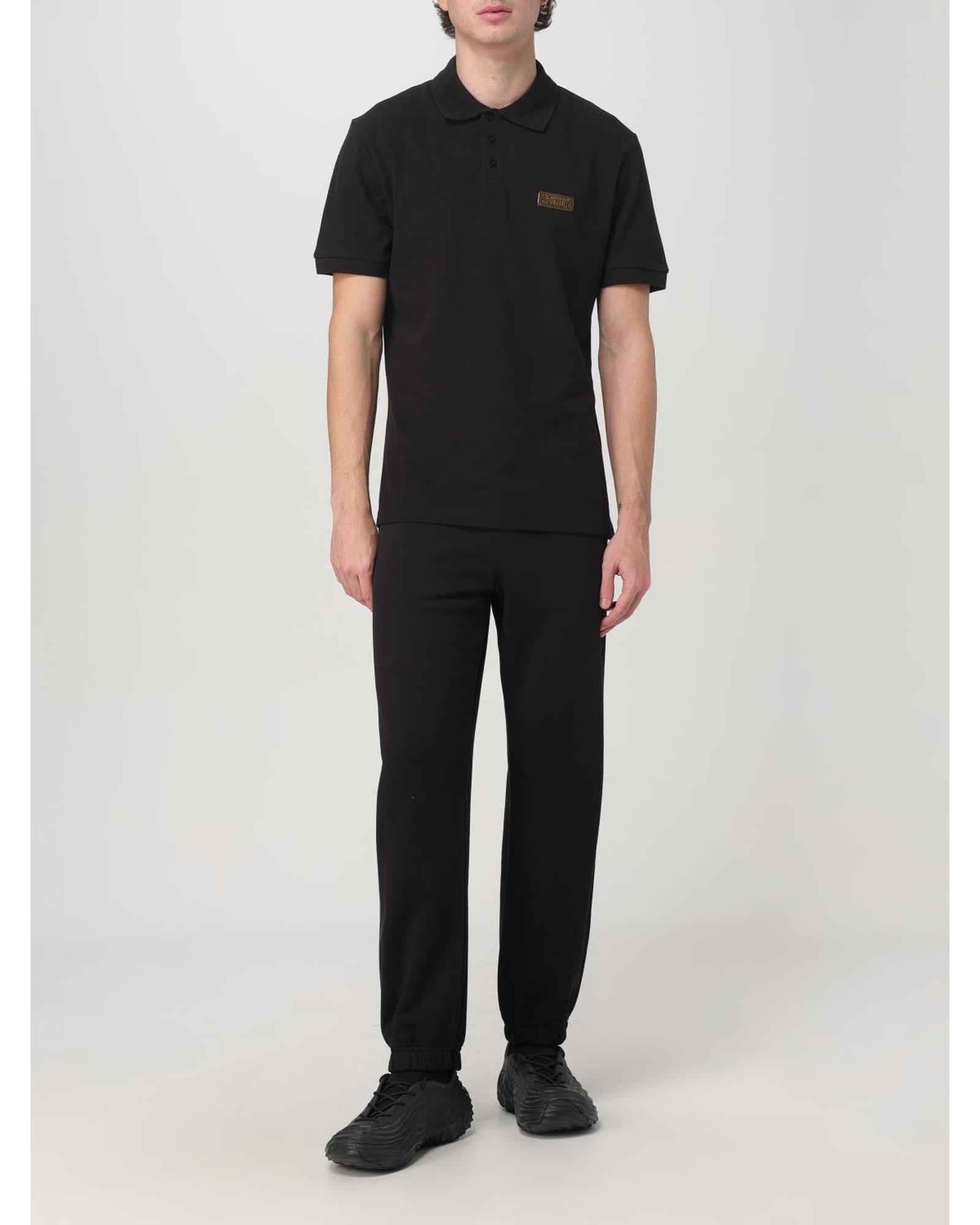Versace Jeans Couture Sweatpants Joggers Men Black Pants