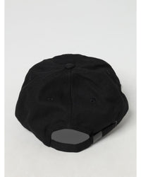 Versace Jeans Couture Couture Baseball Cap Metal Rings Men Black Hats