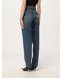 Versace Jeans Couture Straight Leg Jeans Women Blue