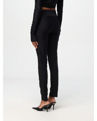 Versace Jeans Couture Slim Fit Solid Color Pants Women Black