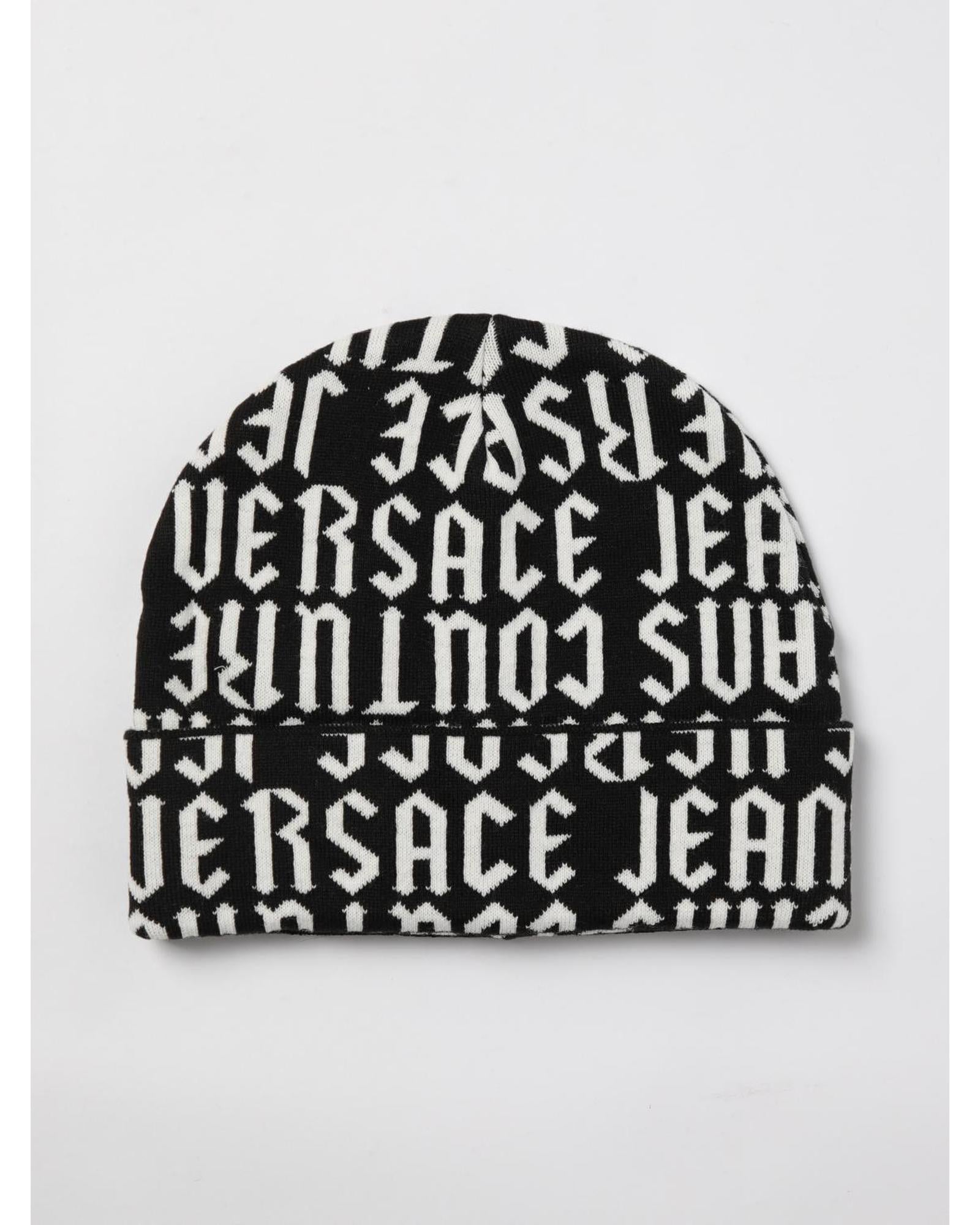 Versace Jeans Couture Versace Couture Knit Beanie Women Black Hats One Size Black