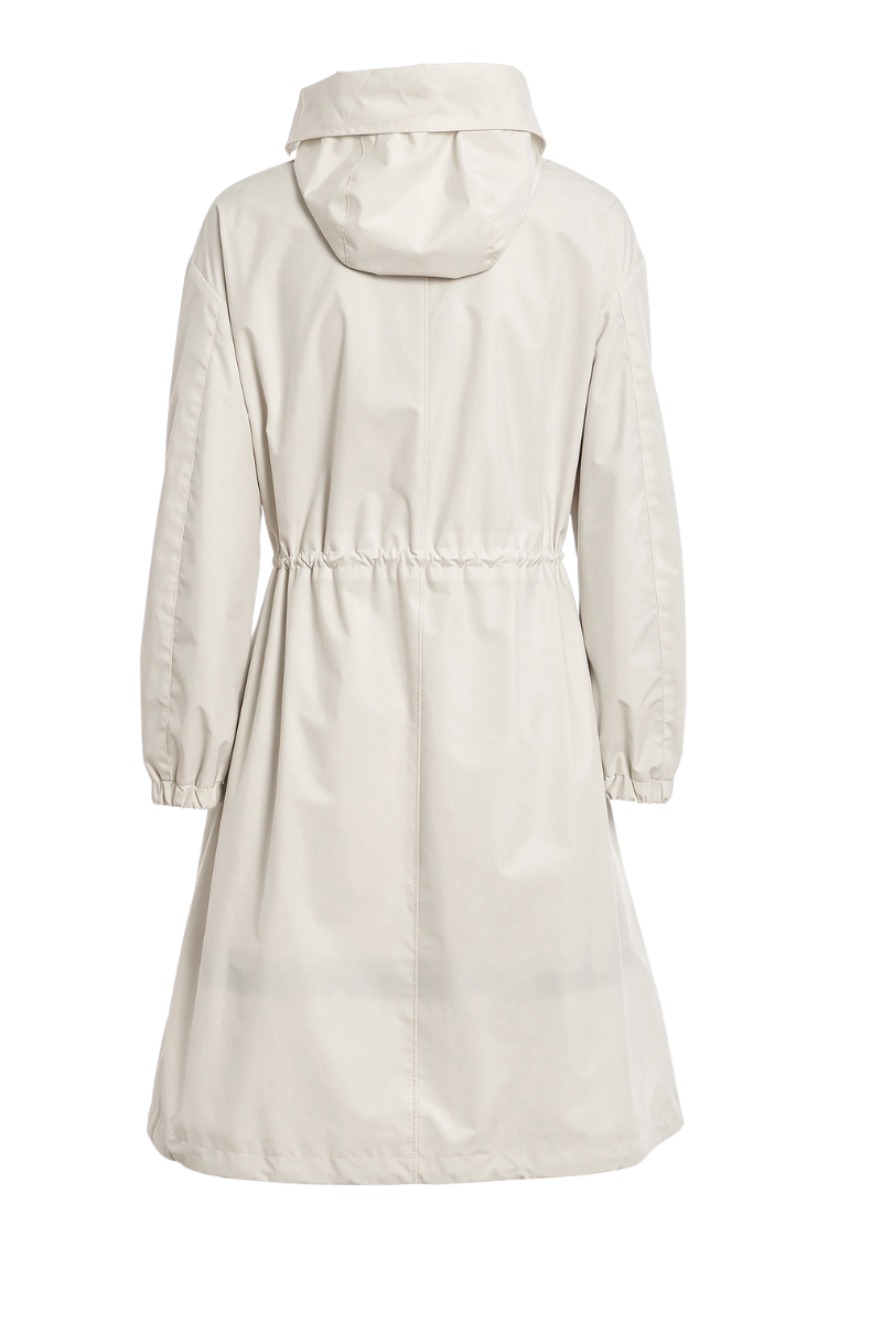 Moorer Aitanastp Long Stand Collar Coat Avorio