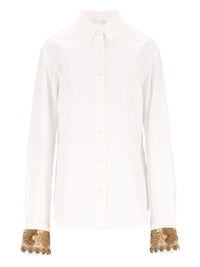 Dries Van Noten Women Embroidered Cotton Poplin Shirt