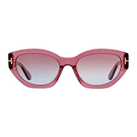 Tom Ford Sunglasses Cat Eye Full Rim, Pink Frame and Pink Gradient Lens FT108666Y