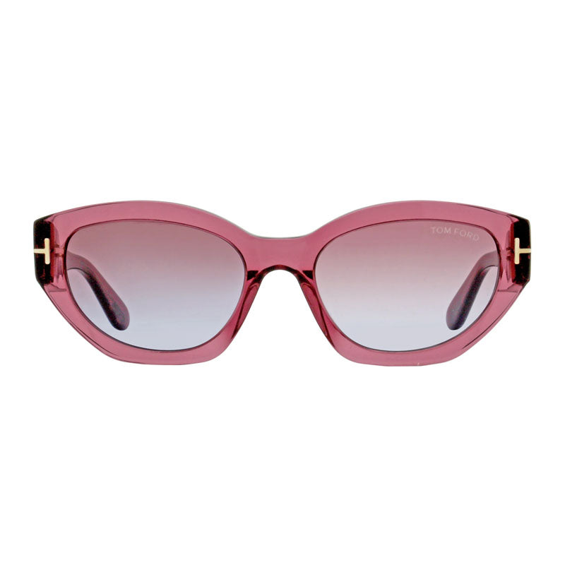 Tom Ford Sunglasses Cat Eye Full Rim, Pink Frame and Pink Gradient Lens FT108666Y