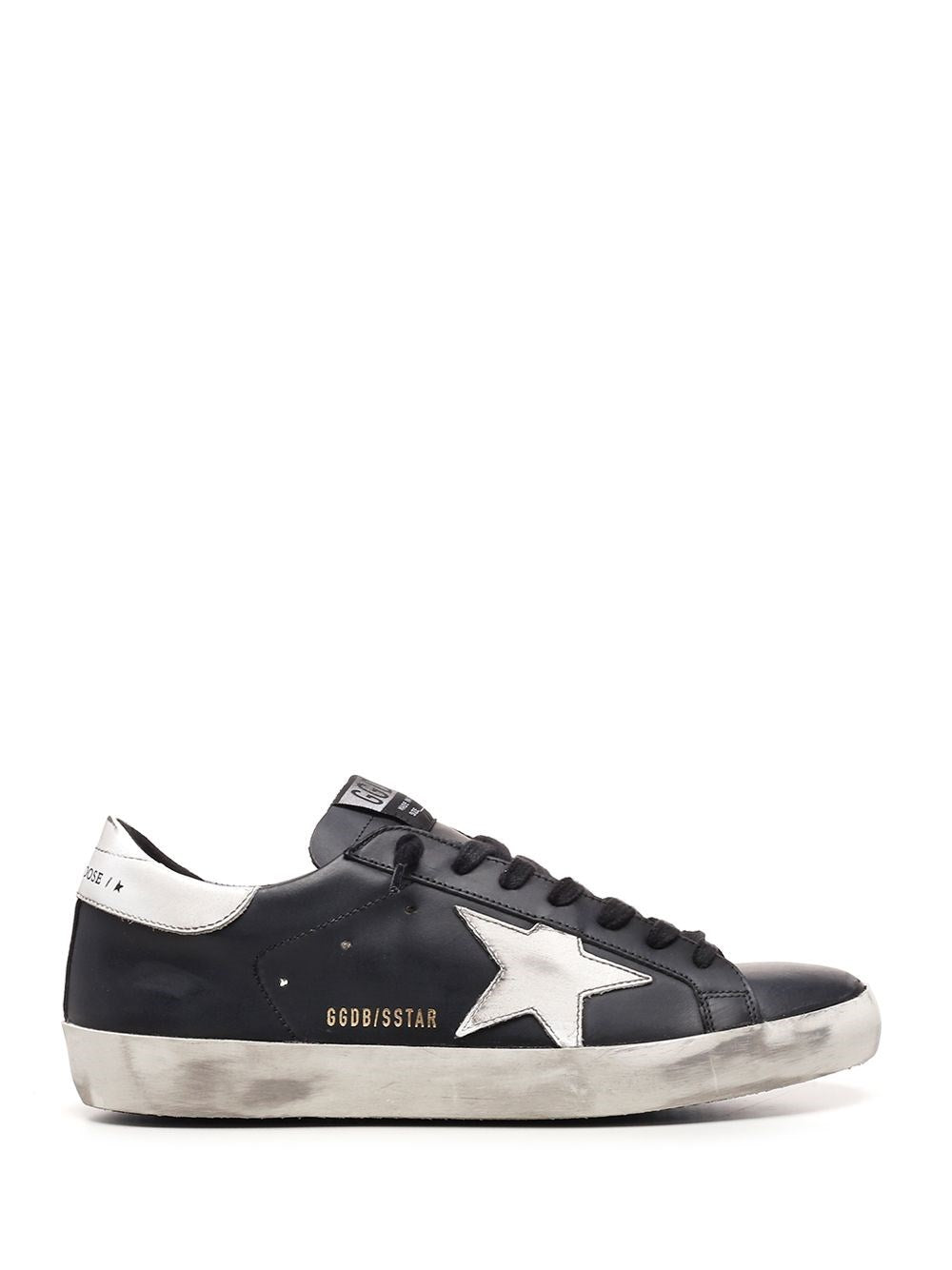 Golden Goose Golden Goose Men Black "Super Star" Sneakers