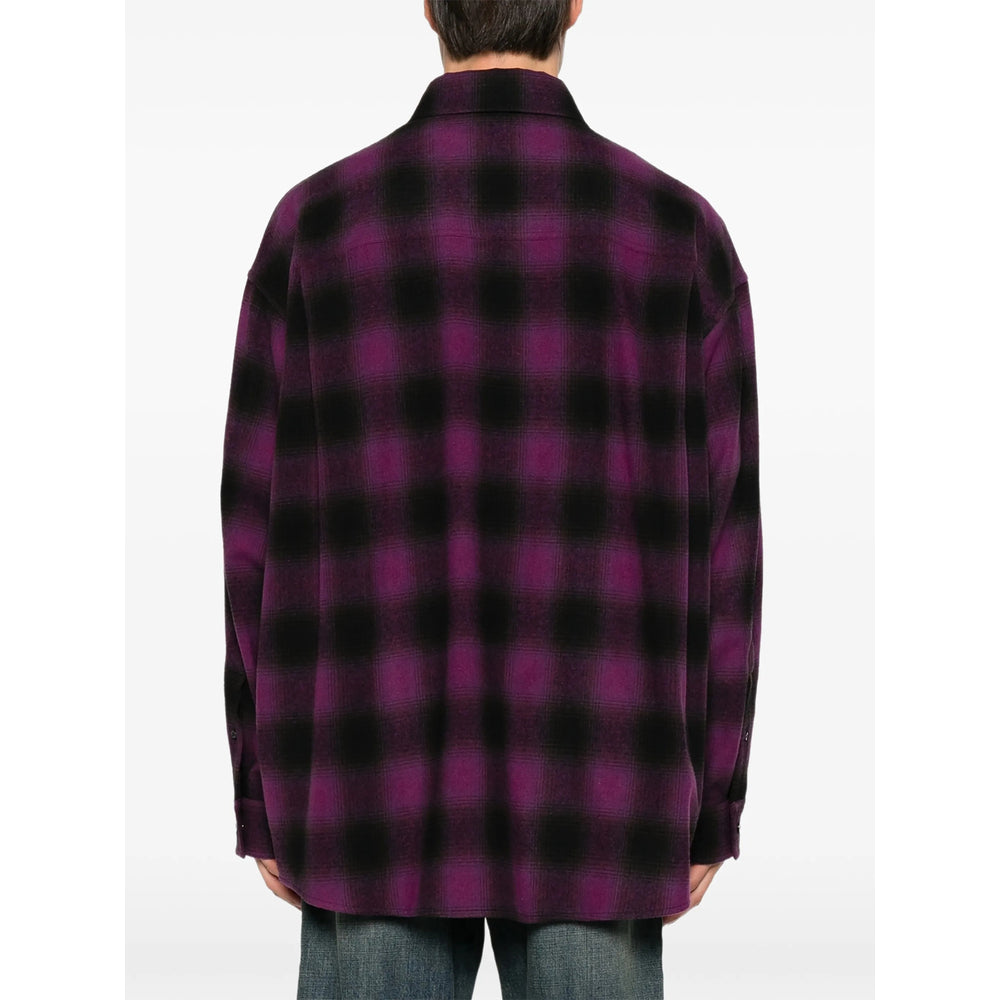 Balenciaga Purple Shirts Men