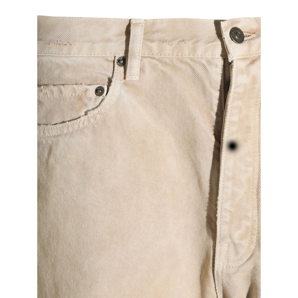 Balenciaga Balenciaga Neutrals Denim - Wide-Leg Jeans Men