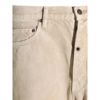 Balenciaga Balenciaga Neutrals Denim - Wide-Leg Jeans Men