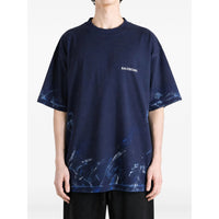 Balenciaga Blue T-Shirts & Vests - T-Shirts Men