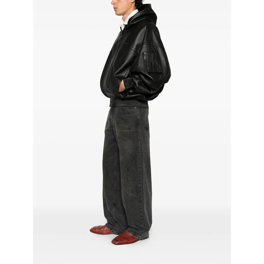 Balenciaga Balenciaga Black Jackets - Leather Jackets Men