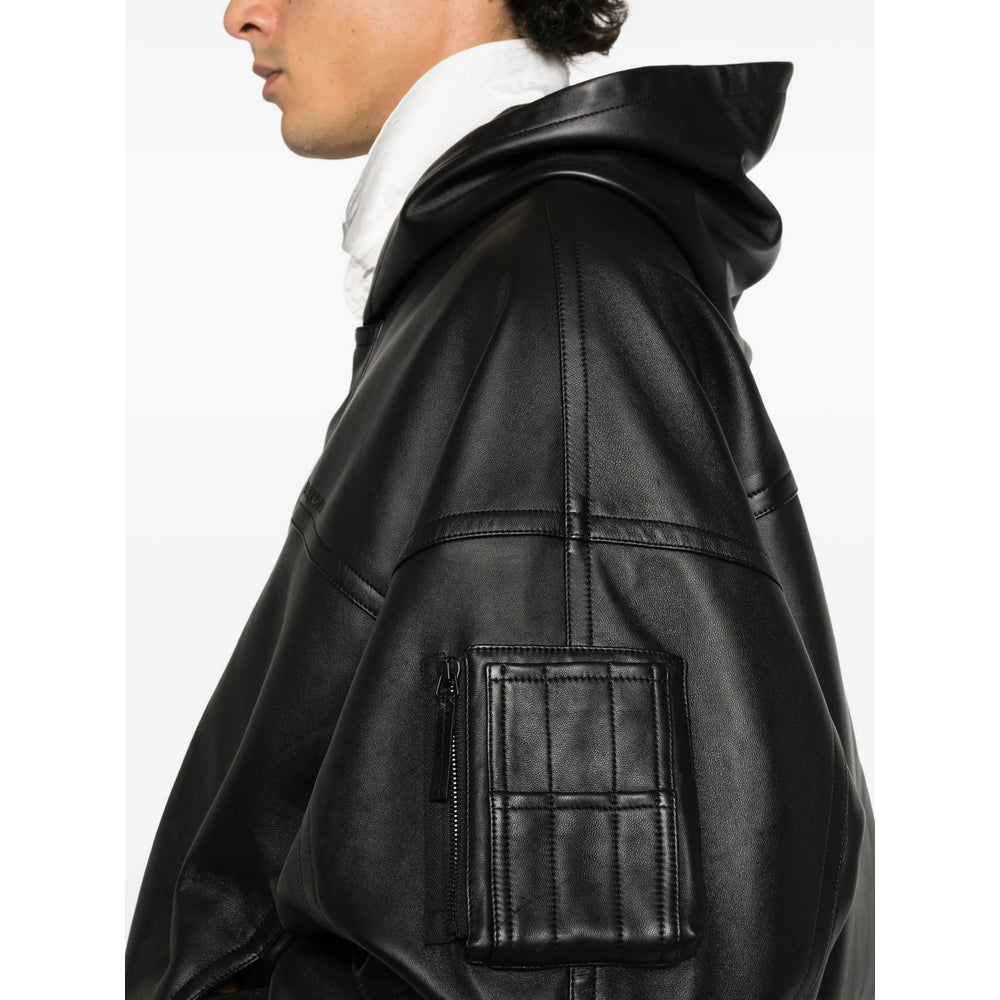Balenciaga Balenciaga Black Jackets - Leather Jackets Men
