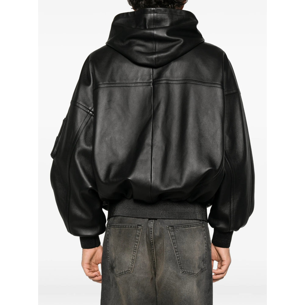 Balenciaga Balenciaga Black Jackets - Leather Jackets Men