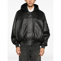 Balenciaga Balenciaga Black Jackets - Leather Jackets Men