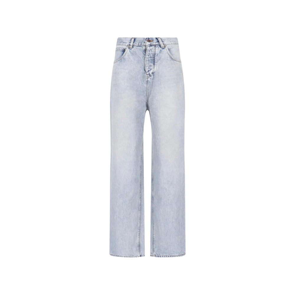 Balenciaga Balenciaga Blue Denim - Wide-Leg Jeans Women