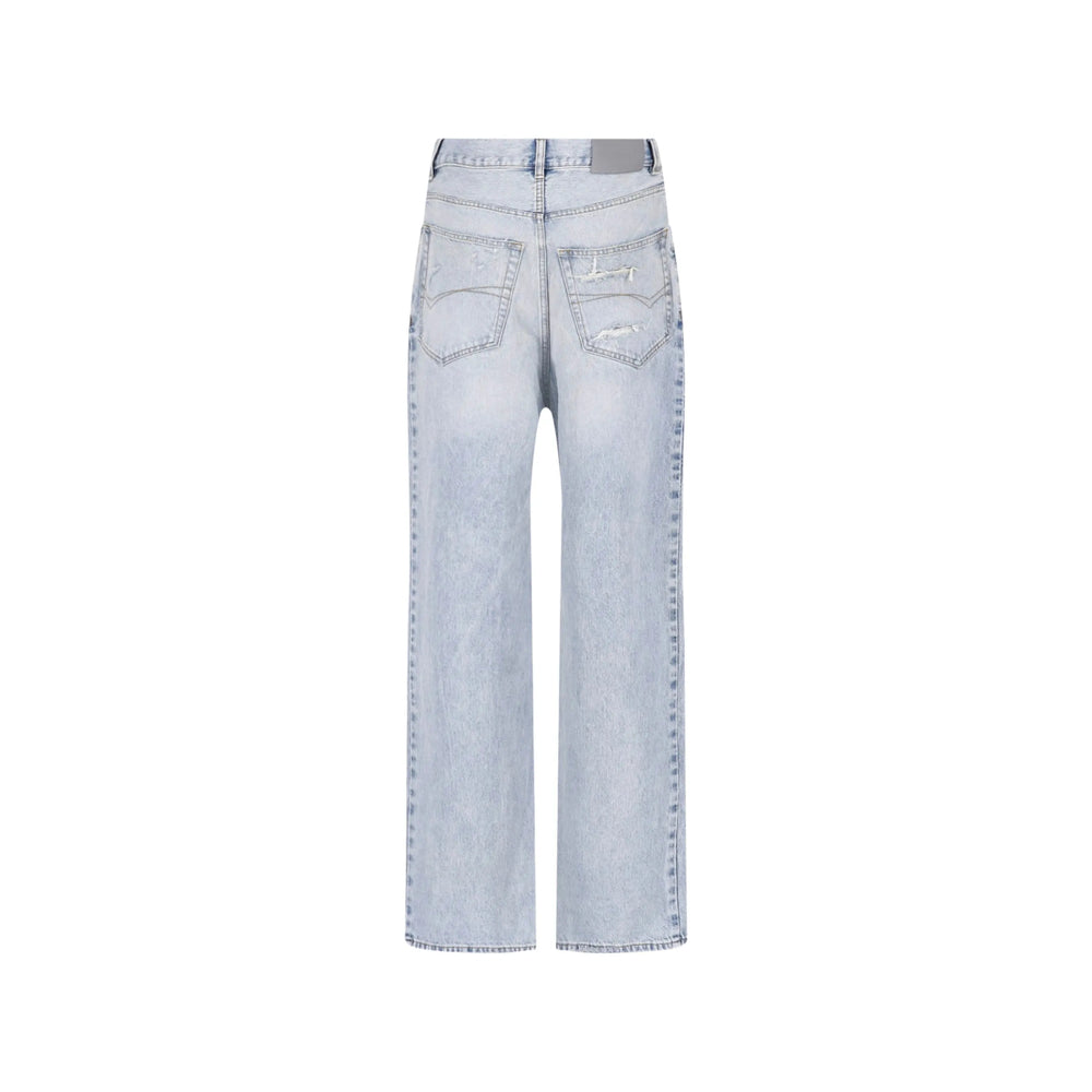 Balenciaga Balenciaga Blue Denim - Wide-Leg Jeans Women