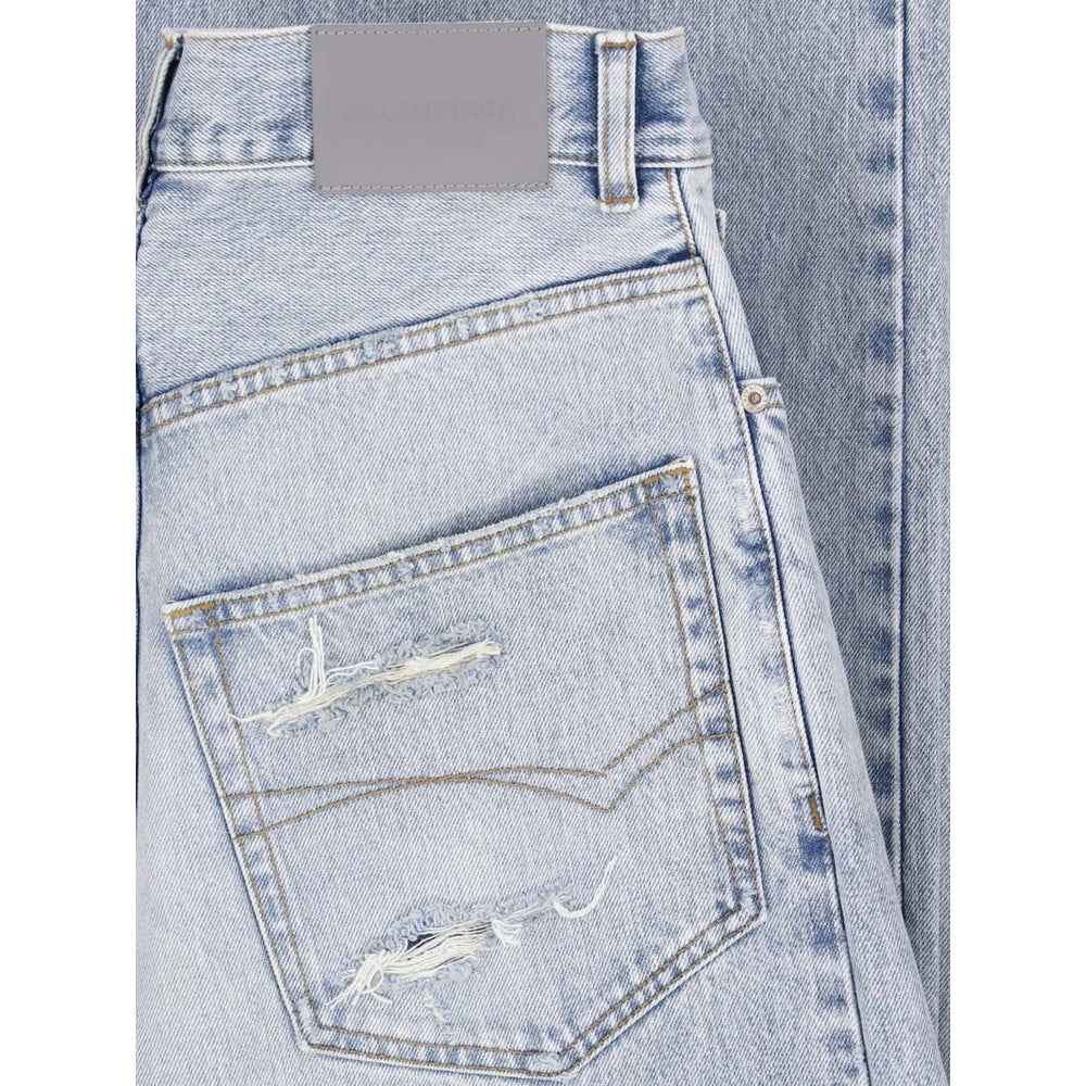 Balenciaga Balenciaga Blue Denim - Wide-Leg Jeans Women