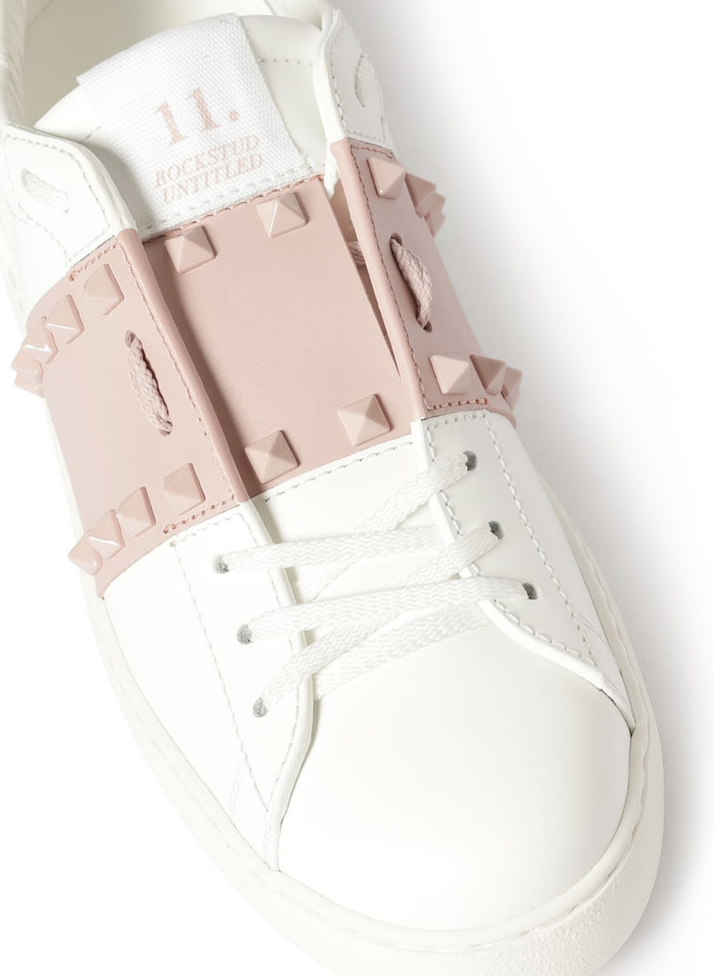Valentino Garavani Valentino Garavani Women Sneaker Rockstud Untitled In Vitello Con Studs