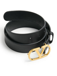 Valentino Garavani Valentino Garavani Women 30 Mm Vlogo Signature Calfskin Belt