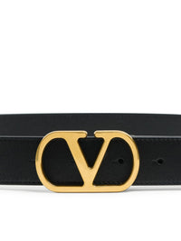 Valentino Garavani Valentino Garavani Women 30 Mm Vlogo Signature Calfskin Belt