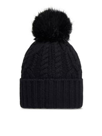 Moncler Moncler Women Wool And Cashmere Blend Hat With Pom Pom