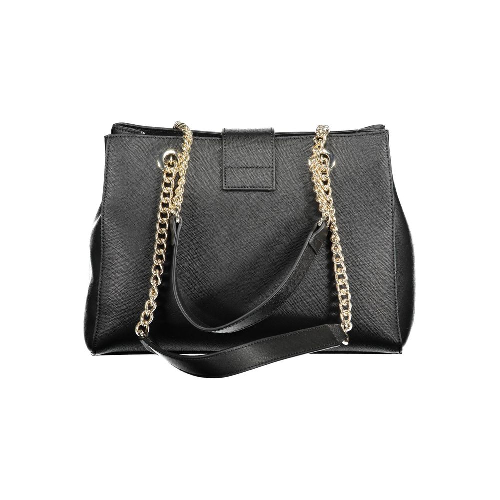 Mario Valentino Black Polyethylene Handbag (Pre-Loved)