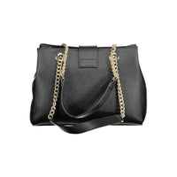 Mario Valentino Black Polyethylene Handbag (Pre-Loved)