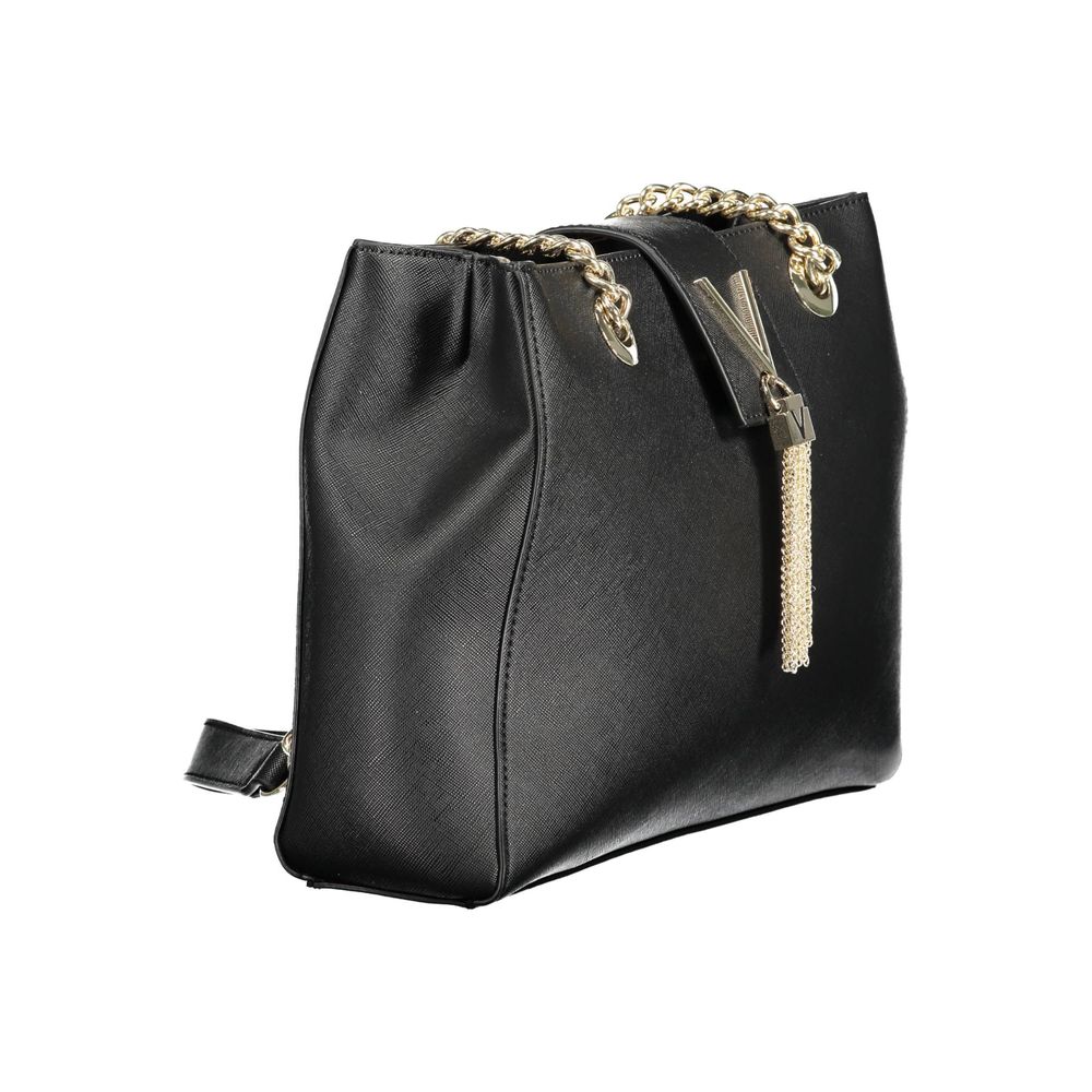 Mario Valentino Black Polyethylene Handbag (Pre-Loved)